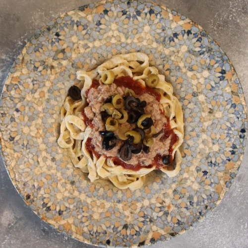 Ton Balıklı Fettucine